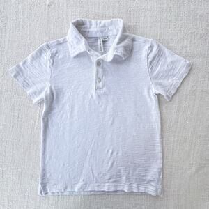 Janie & Jack White Polo VGUC 7